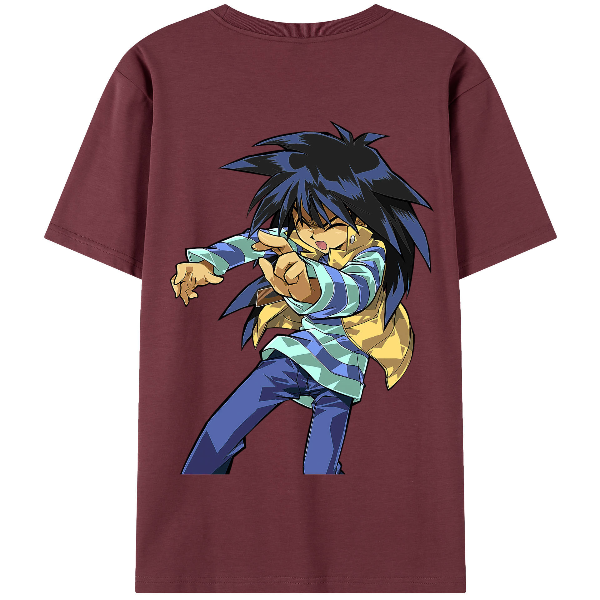 （画像用） 遊☆戯☆王 Yu-Gi-Oh! 綿100％半袖Tシャツ（背面プリント）